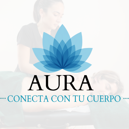 Logotipo de Aura, especialistas en bienestar corporal