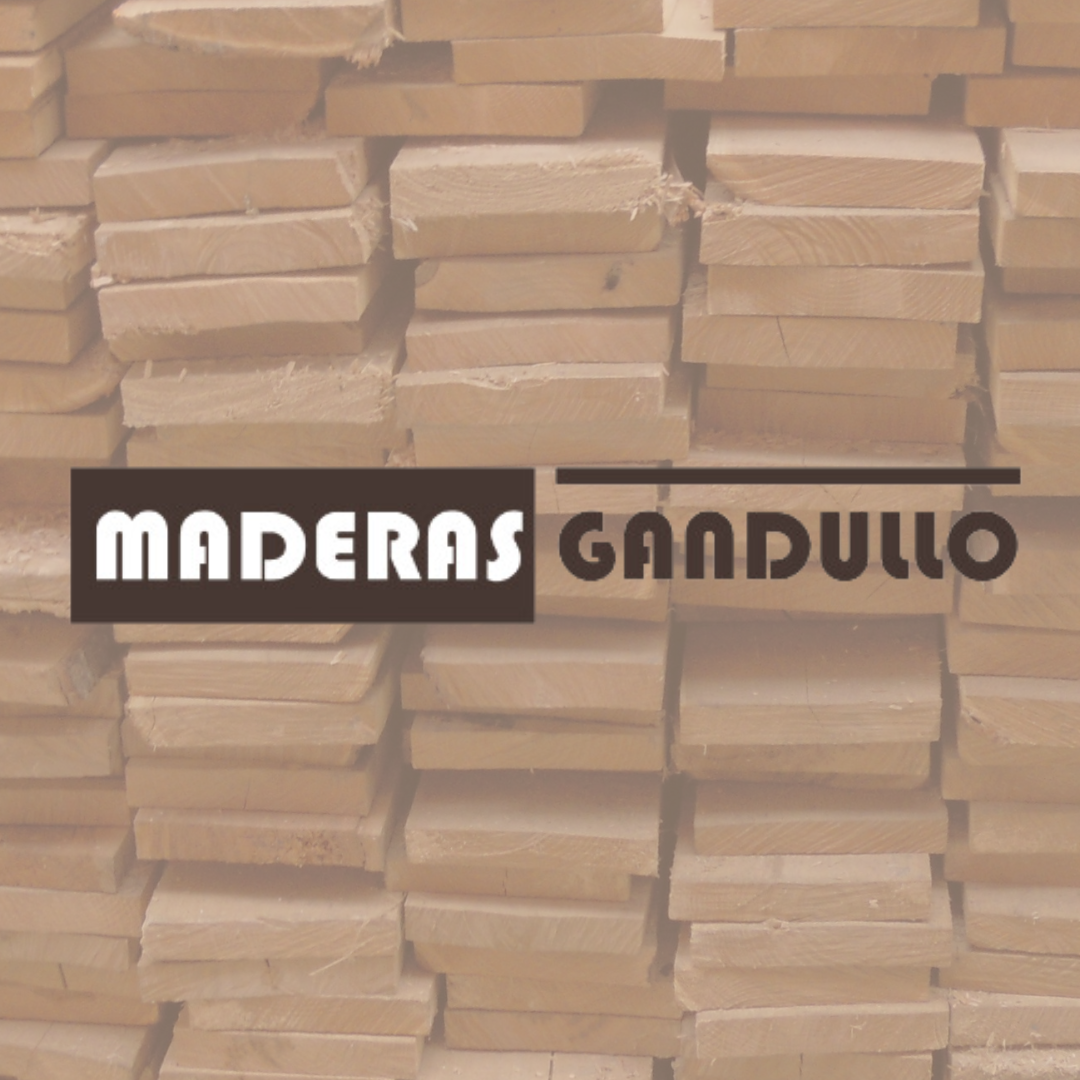 Logotipo de Maderas Gandullo, especialistas en la venta de madera de calidad